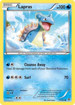 Lapras (17/101) [Black & White: Plasma Blast] - Trinity Hobby