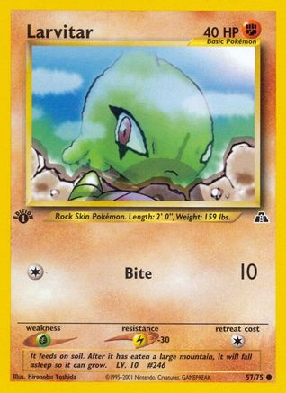 Larvitar (57/75) [Neo Discovery Unlimited] - Trinity Hobby