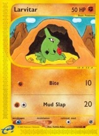 Larvitar (116/165) [Expedition: Base Set] - Trinity Hobby