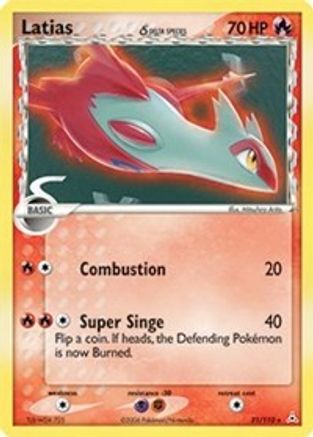 Latias (21/110) (Delta Species) [EX: Holon Phantoms] - Trinity Hobby