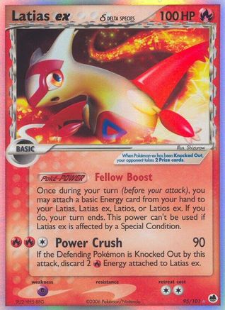 Latias ex (95/101) (Delta Species) [EX: Dragon Frontiers] - Trinity Hobby