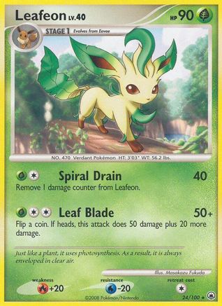 Leafeon (24/100) [Diamond & Pearl: Majestic Dawn] - Trinity Hobby