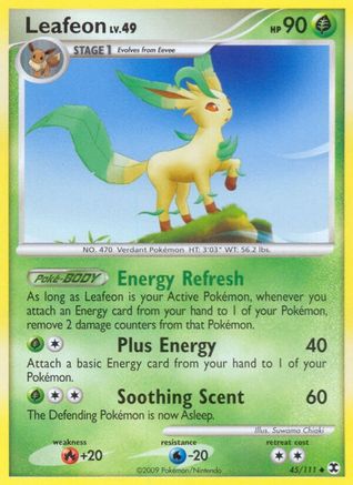 Leafeon (45/111) [Platinum: Rising Rivals] - Trinity Hobby