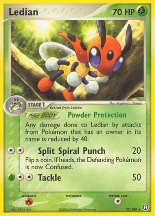 Ledian (23/109) (Stamped) [EX: Team Rocket Returns] - Trinity Hobby