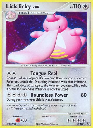 Lickilicky (12/132) [Diamond & Pearl: Secret Wonders] - Trinity Hobby
