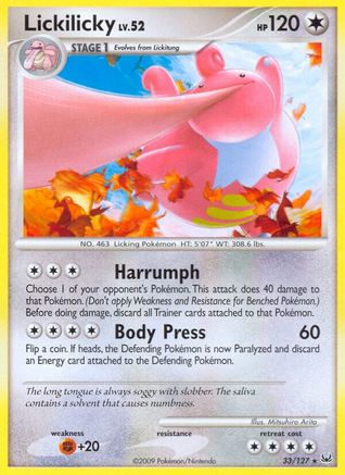 Lickilicky (33/127) [Platinum: Base Set] - Trinity Hobby