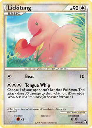 Lickitung (66/102) [HeartGold & SoulSilver: Triumphant] - Trinity Hobby