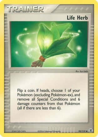 Life Herb (93/112) [EX: FireRed & LeafGreen] - Trinity Hobby