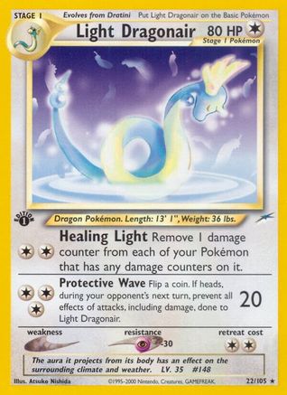 Light Dragonair (22/105) [Neo Destiny 1st Edition] - Trinity Hobby