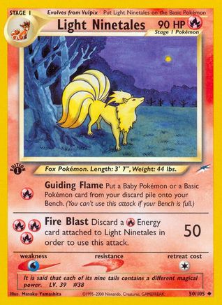 Light Ninetales (50/105) [Neo Destiny Unlimited] - Trinity Hobby