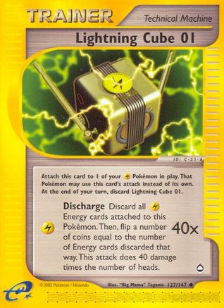 Lightning Cube 01 (127/147) [Aquapolis] - Trinity Hobby