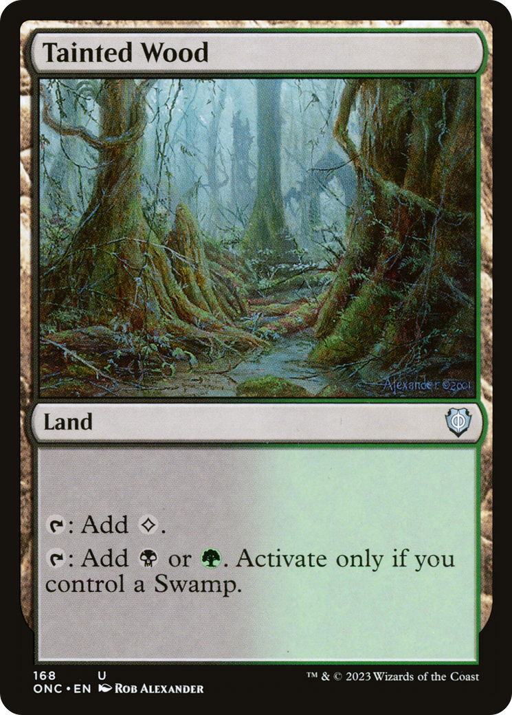 Tainted Wood [Phyrexia: All Will Be One Commander] - Trinity Hobby