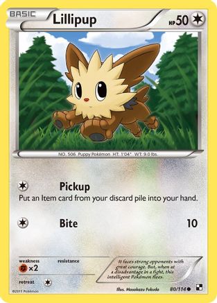 Lillipup (80/114) [Black & White: Base Set] - Trinity Hobby
