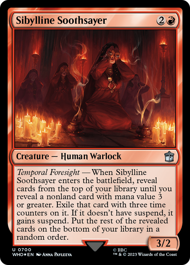 Sibylline Soothsayer (Surge Foil) [Doctor Who] - Trinity Hobby