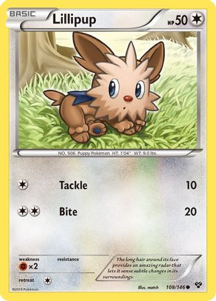 Lillipup (108/146) [XY: Base Set] - Trinity Hobby