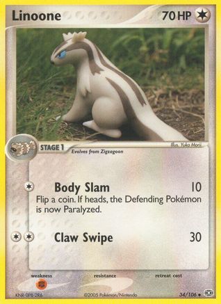 Linoone (34/106) [EX: Emerald] - Trinity Hobby