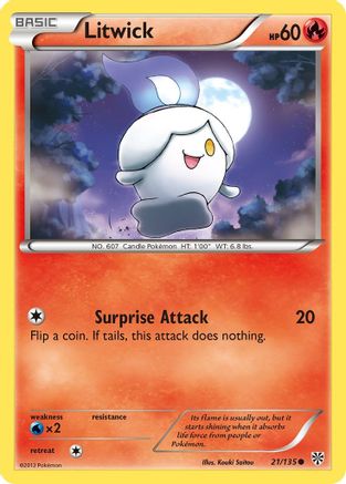 Litwick (21/135) [Black & White: Plasma Storm] - Trinity Hobby