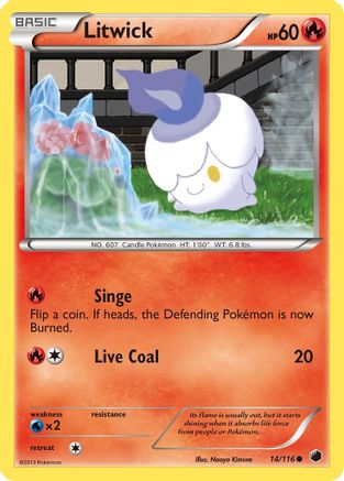 Litwick (14/116) [Black & White: Plasma Freeze] - Trinity Hobby