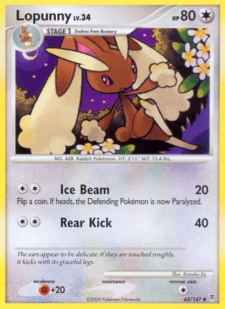 Lopunny (63/147) [Platinum: Supreme Victors] - Trinity Hobby