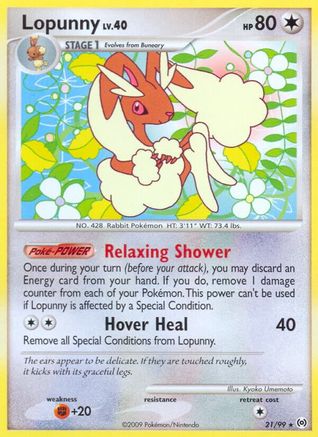 Lopunny (21/99) [Platinum: Arceus] - Trinity Hobby