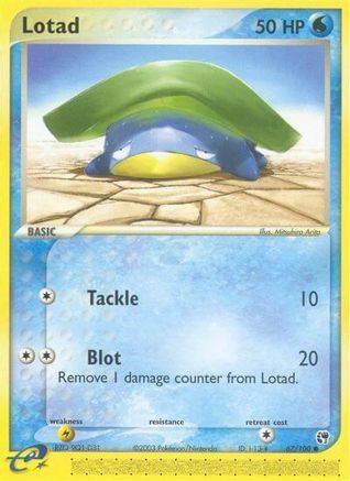 Lotad (67/100) [EX: Sandstorm] - Trinity Hobby