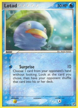 Lotad (35/107) (Stamped) [EX: Deoxys] - Trinity Hobby
