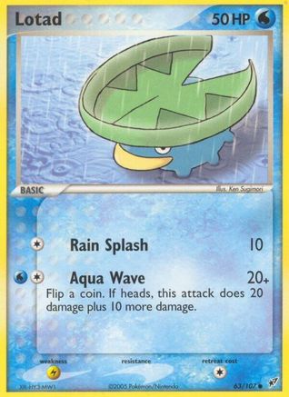 Lotad (63/107) (Stamped) [EX: Deoxys] - Trinity Hobby