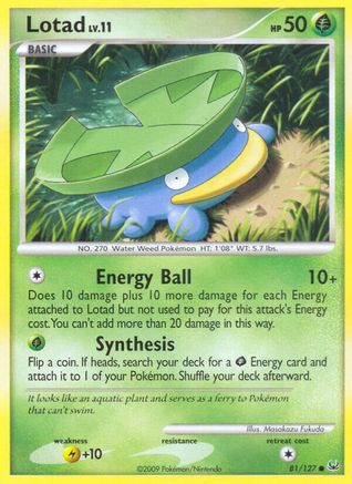 Lotad (81/127) [Platinum: Base Set] - Trinity Hobby