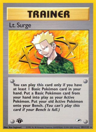 Lt. Surge (101/132) [Gym Heroes Unlimited] - Trinity Hobby
