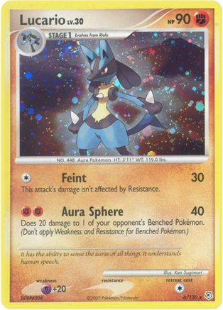 Lucario (6/130) [Diamond & Pearl: Base Set] - Trinity Hobby