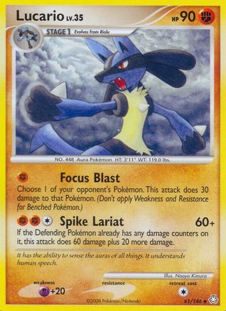 Lucario (61/146) [Diamond & Pearl: Legends Awakened] - Trinity Hobby