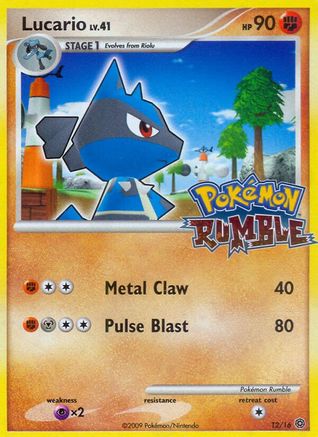 Lucario (12/16) [Pokémon Rumble] - Trinity Hobby