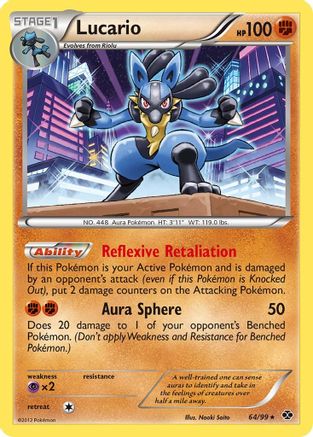 Lucario (64/99) [Black & White: Next Destinies] - Trinity Hobby