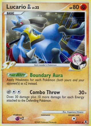 Lucario GL (8/111) [Platinum: Rising Rivals] - Trinity Hobby