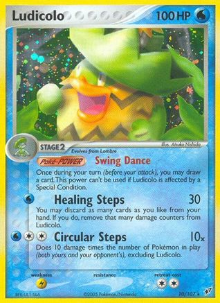Ludicolo (10/107) (Stamped) [EX: Deoxys] - Trinity Hobby