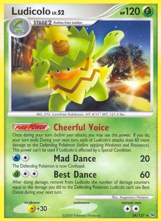Ludicolo (34/127) [Platinum: Base Set] - Trinity Hobby
