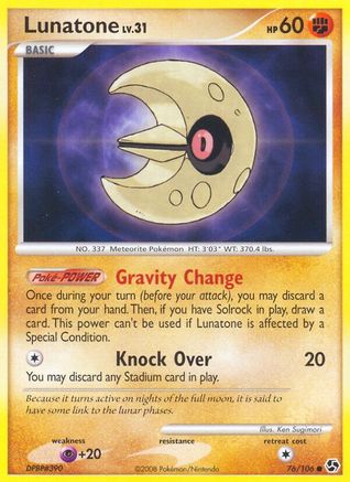 Lunatone (76/106) [Diamond & Pearl: Great Encounters] - Trinity Hobby