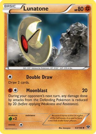 Lunatone (63/146) [XY: Base Set] - Trinity Hobby