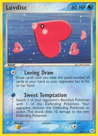 Luvdisc (40/101) [EX: Hidden Legends] - Trinity Hobby