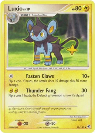 Luxio (52/130) [Diamond & Pearl: Base Set] - Trinity Hobby