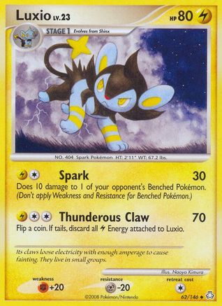 Luxio (62/146) [Diamond & Pearl: Legends Awakened] - Trinity Hobby