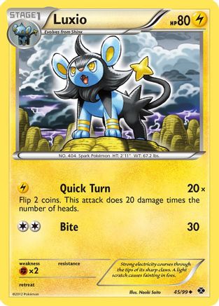 Luxio (45/99) [Black & White: Next Destinies] - Trinity Hobby