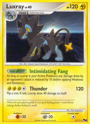 Luxray (3/17) [POP Series 8] - Trinity Hobby