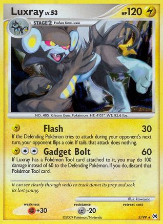 Luxray (5/99) [Platinum: Arceus] - Trinity Hobby