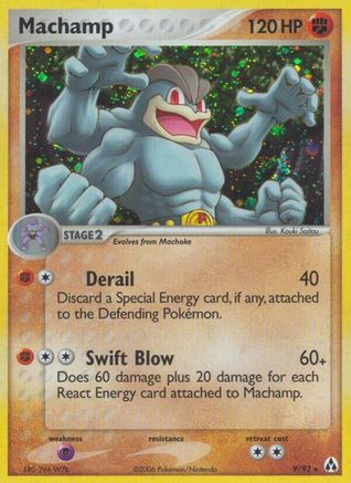 Machamp (9/92) (Stamped) [EX: Legend Maker] - Trinity Hobby