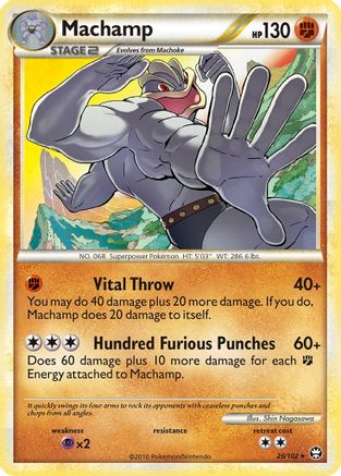 Machamp (26/102) [HeartGold & SoulSilver: Triumphant] - Trinity Hobby