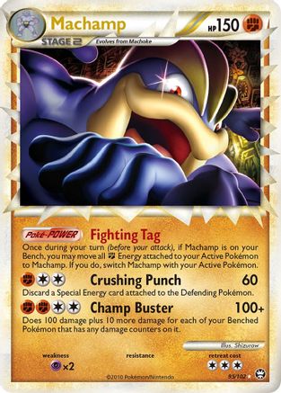 Machamp (95/102) [HeartGold & SoulSilver: Triumphant] - Trinity Hobby