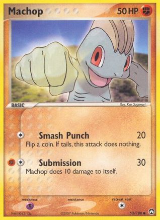 Machop (53/108) (Stamped) [EX: Power Keepers] - Trinity Hobby