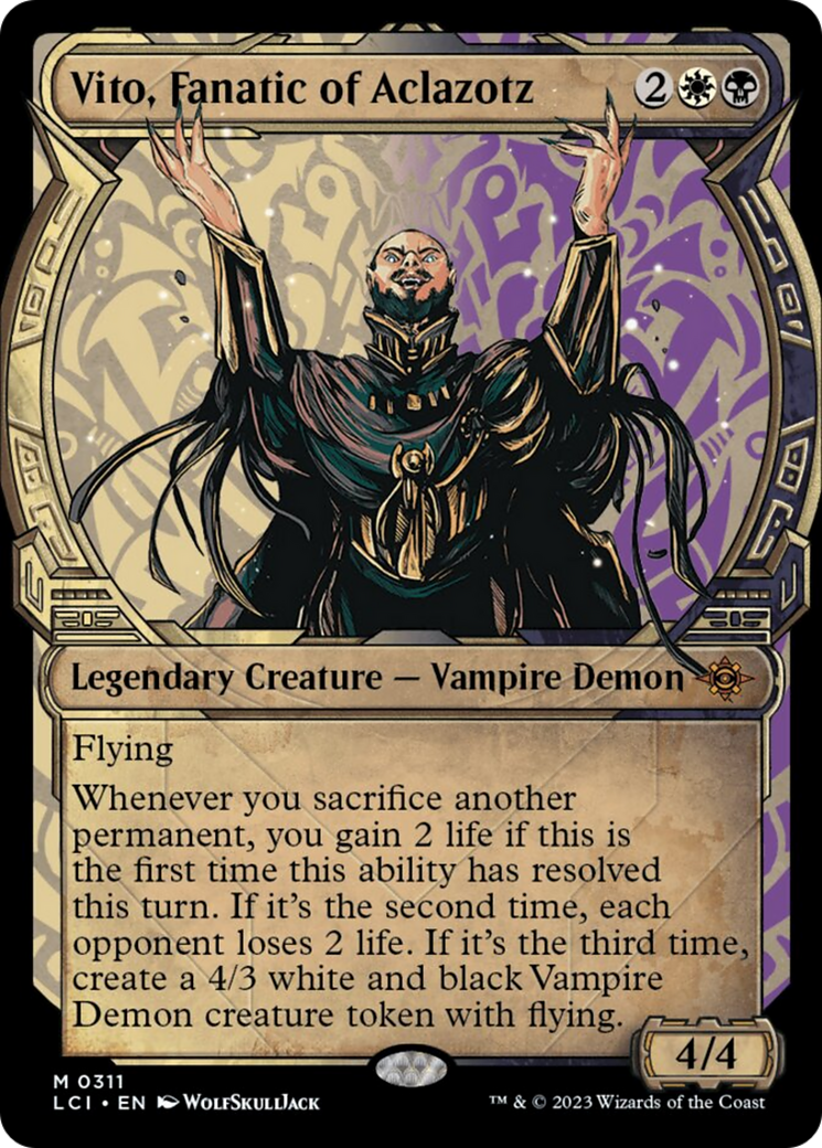 Vito, Fanatic of Aclazotz (Showcase) [The Lost Caverns of Ixalan] - Trinity Hobby