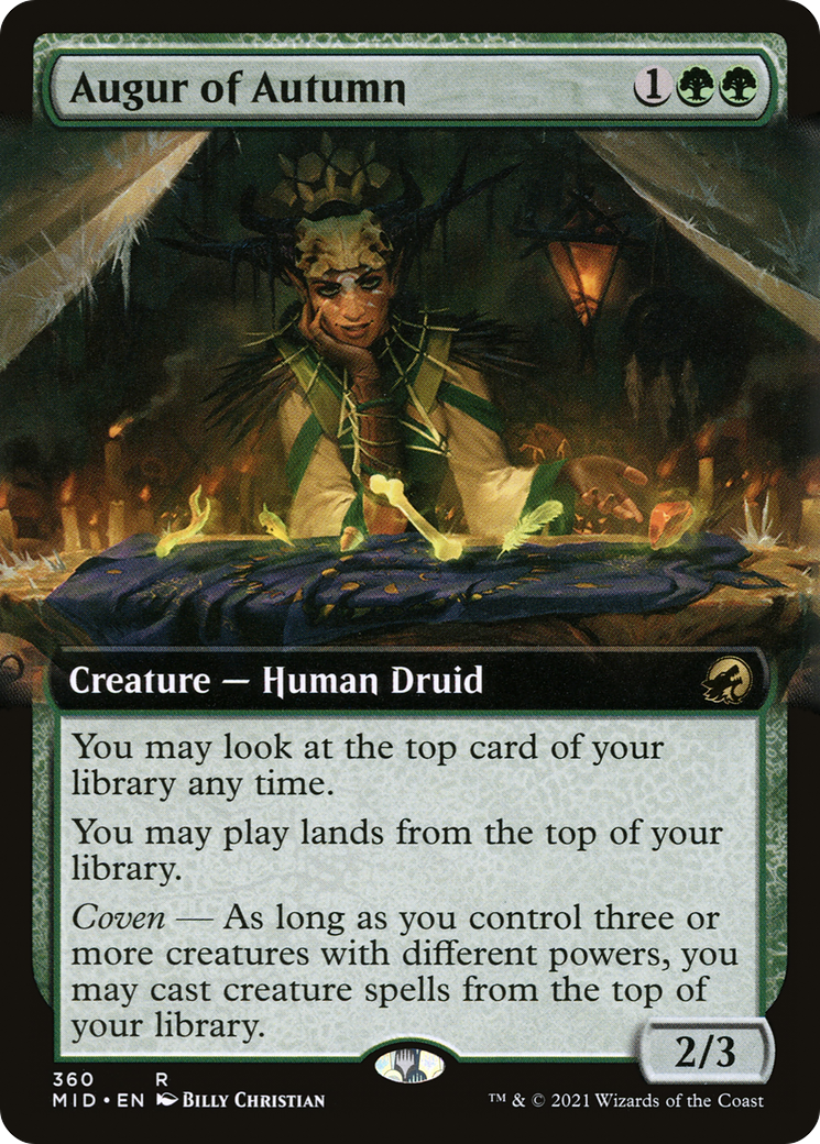 Augur of Autumn (Extended Art) [Innistrad: Midnight Hunt] - Trinity Hobby